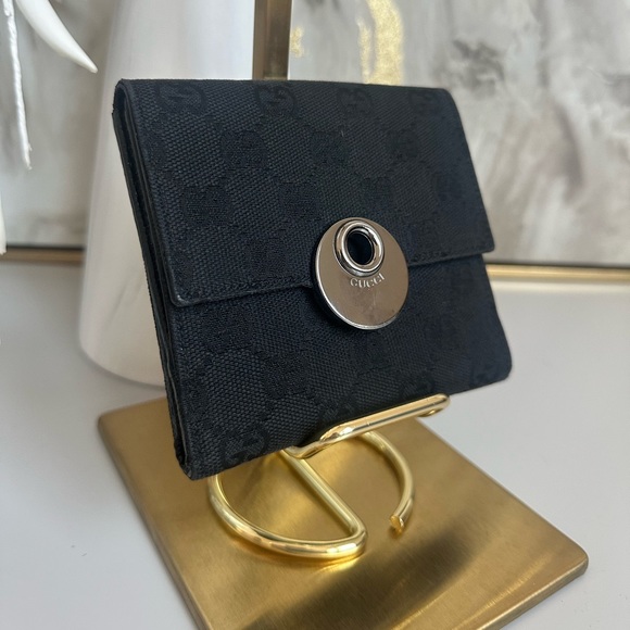 EUC GUCCI Eclipse GG Canvas Wallet - Picture 16 of 16